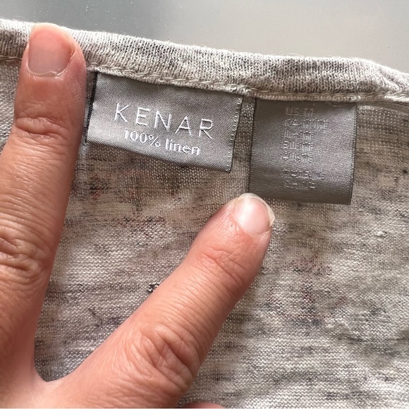 ☀️ Kenar gray linen anchor tank - Picture 2 of 5